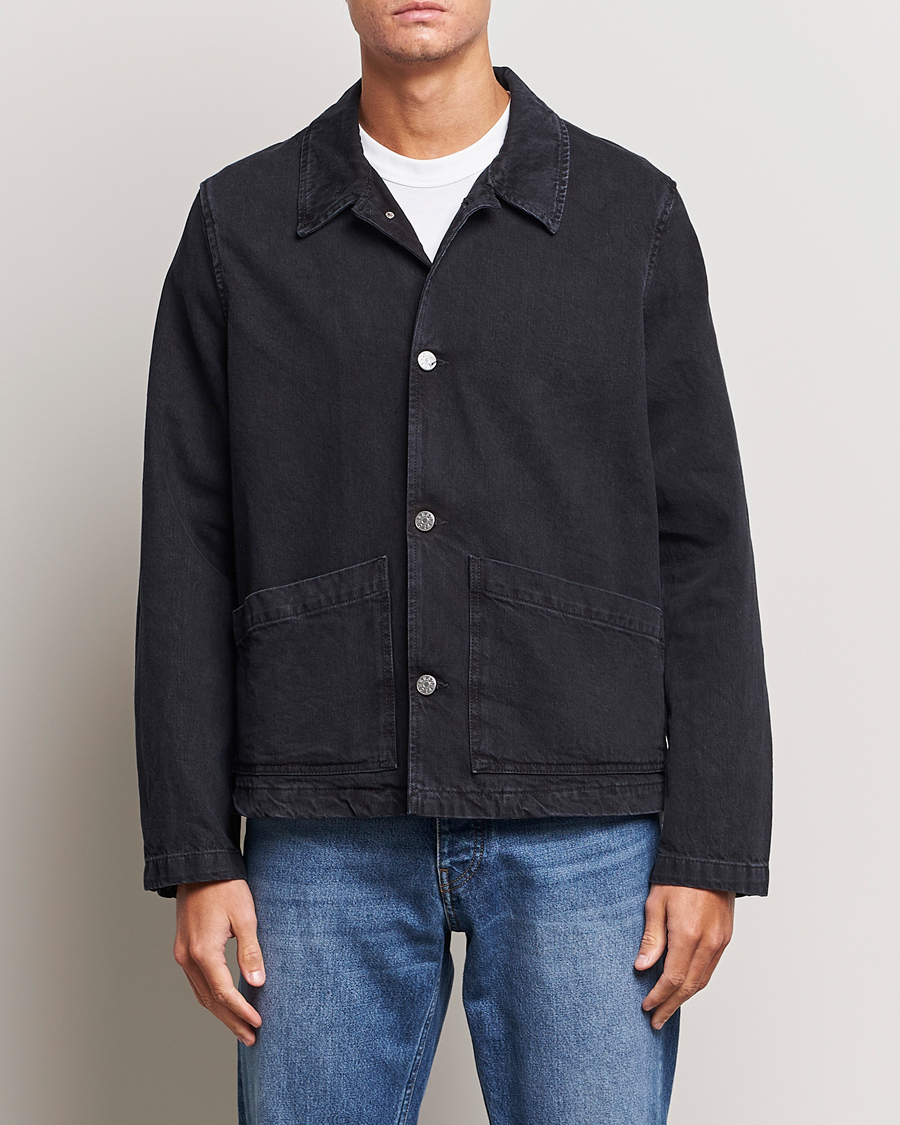Heren | Jassen | Sunflower | Worker Denim Jacket Black