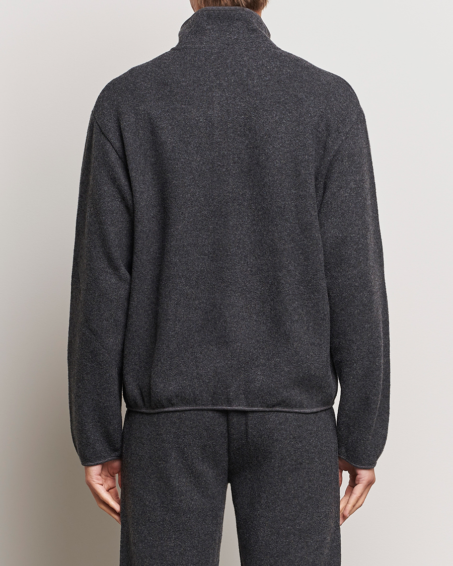 Homme | Pulls Et Tricots | Sunflower | Wool Jersey Half Zip Antracite
