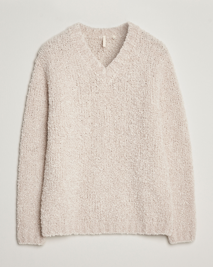 Homme | Pulls Et Tricots | Sunflower | Aske Boucle Sweater Off White