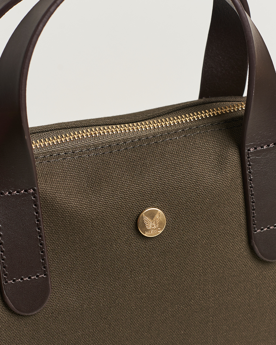 Homme | Sacs | Mismo | MismoM/S Canvas Slim BriefArmy/Dark Brown