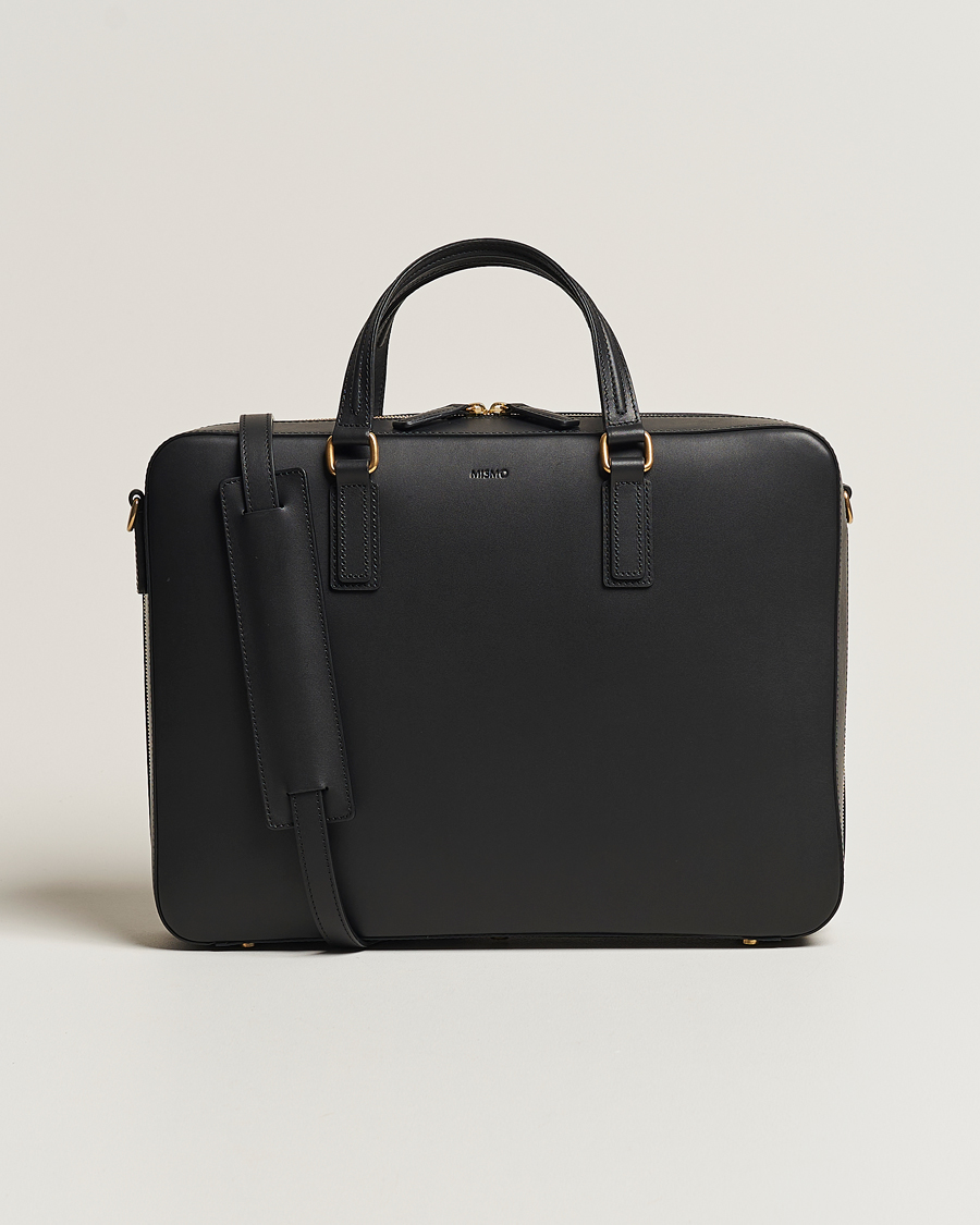 Homme | Sacs | Mismo | Morris Full Grain Leather Briefcase Black