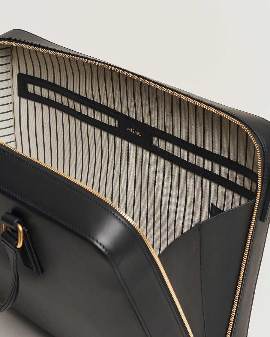 Homme | Sacs | Mismo | Morris Full Grain Leather Briefcase Black