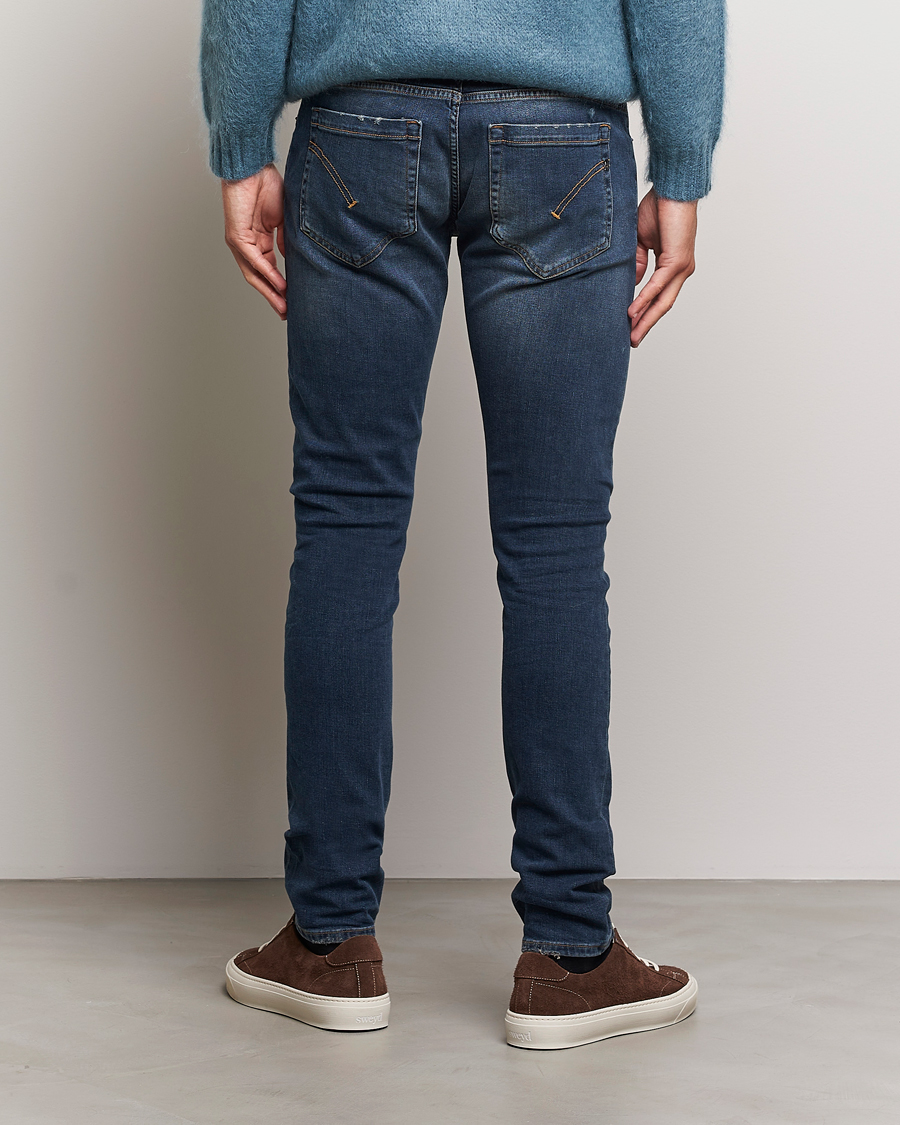 Homme | Jeans | Dondup | George Destroyed Jeans Dark Blue