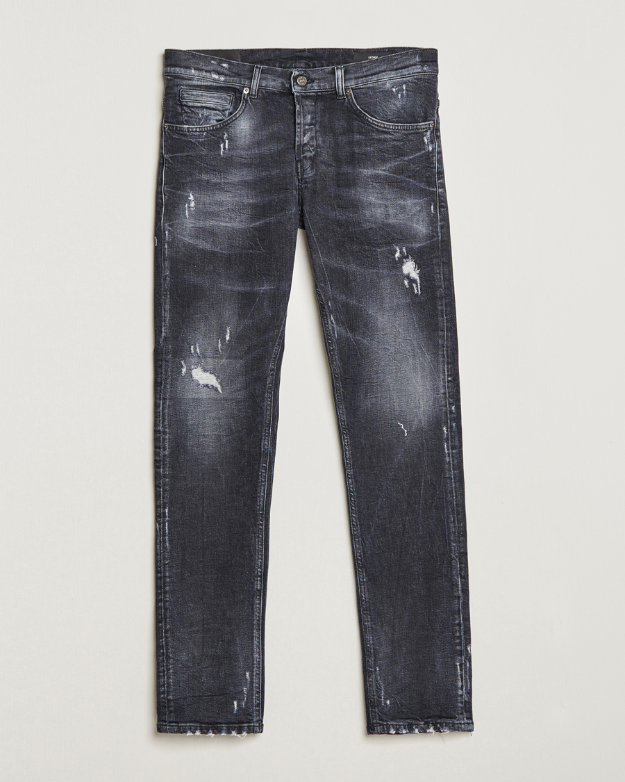 Homme | Jeans | Dondup | George Destroyed Jeans Vintage Black