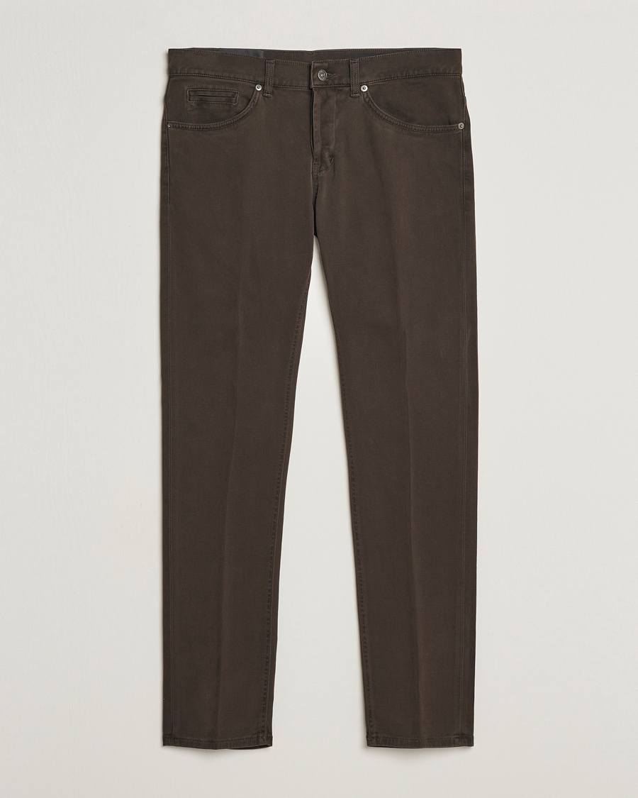 Homme | Jeans | Dondup | George 5-Pocket Jeans Brown