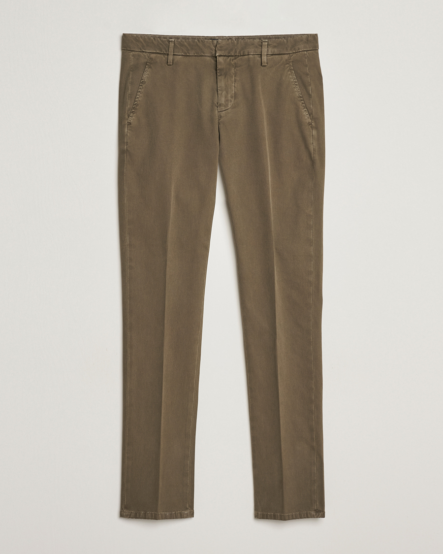 Homme | Pantalons | Dondup | Gaubert Chinos Olive Green