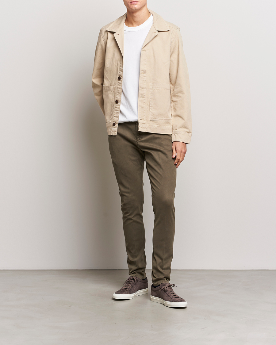 Homme | Pantalons | Dondup | Gaubert Chinos Olive Green