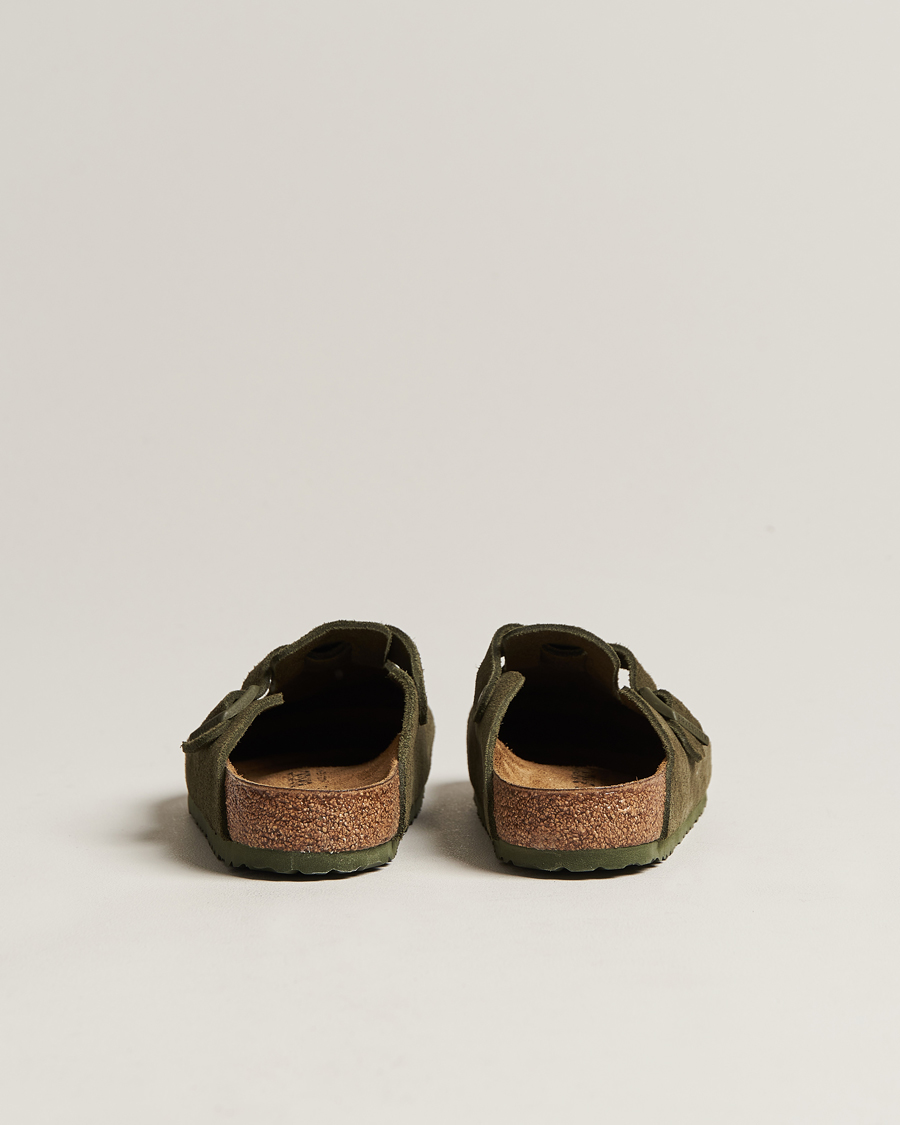 Heren | BIRKENSTOCK Boston Classic Footbed Thyme Suede | BIRKENSTOCK | Boston Classic Footbed Thyme Suede