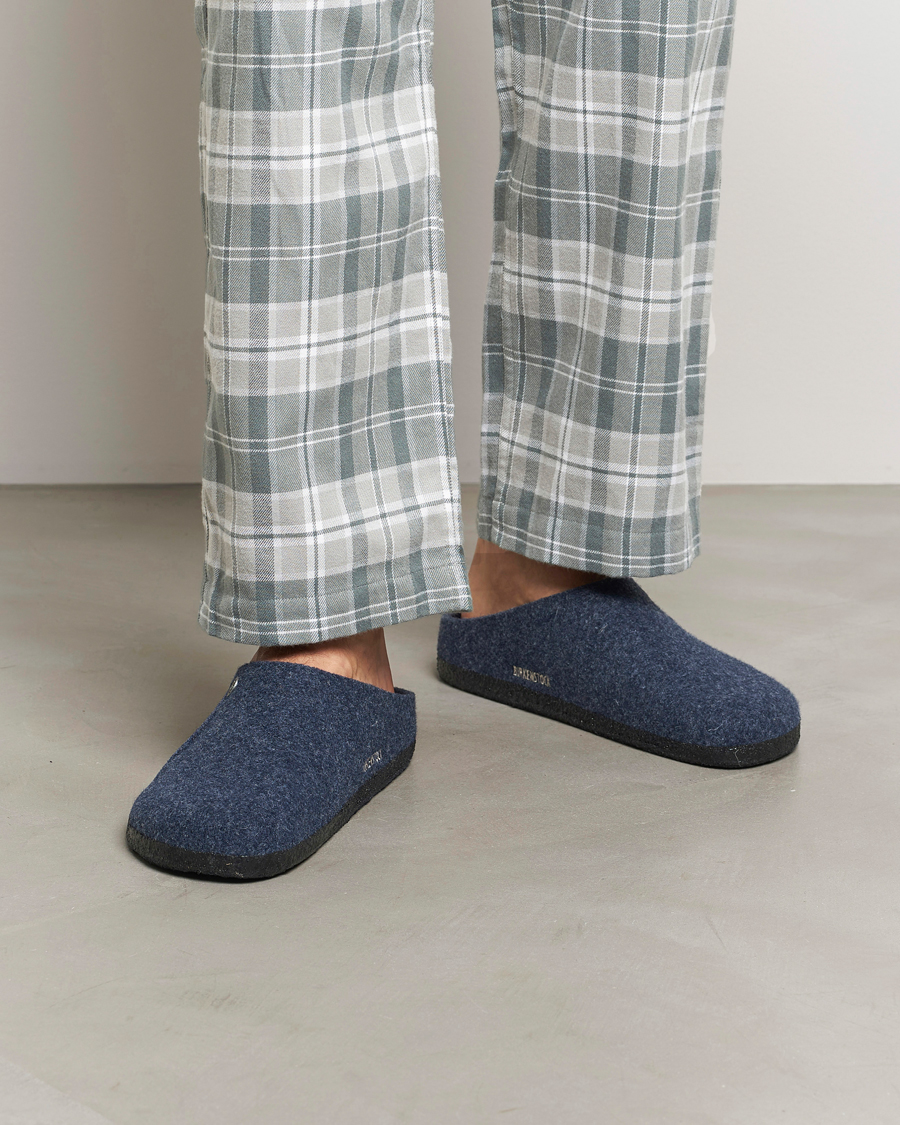 Homme | Sandales Et Mules | BIRKENSTOCK | Zermatt Wool Felt Dark Blue