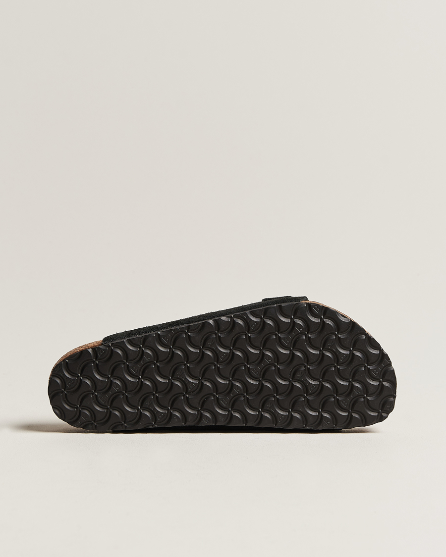 Homme | Sandales Et Mules | BIRKENSTOCK | Arizona Soft Footbed Black Suede
