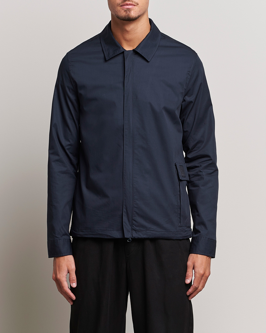 Homme | Chemises | C.P. Company | Metropolis Gabardine PD Overshirt Navy