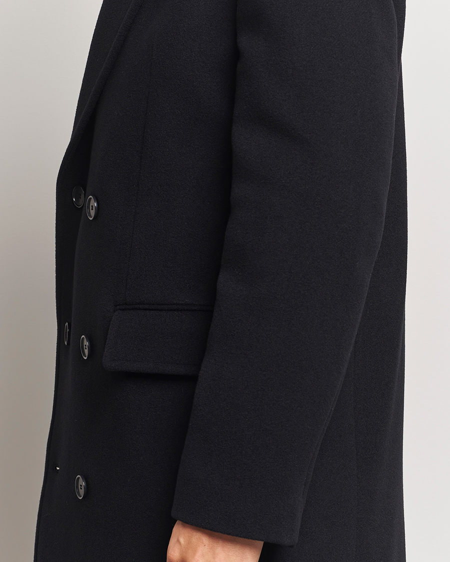 Homme | Manteaux Et Vestes | Filippa K | Double Breasted Wool Coat Black