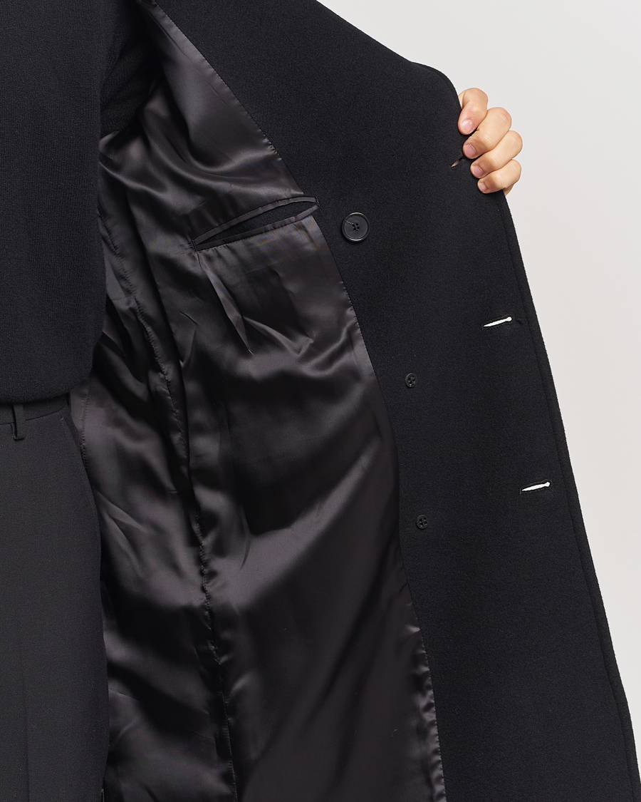 Homme | Manteaux Et Vestes | Filippa K | Double Breasted Wool Coat Black