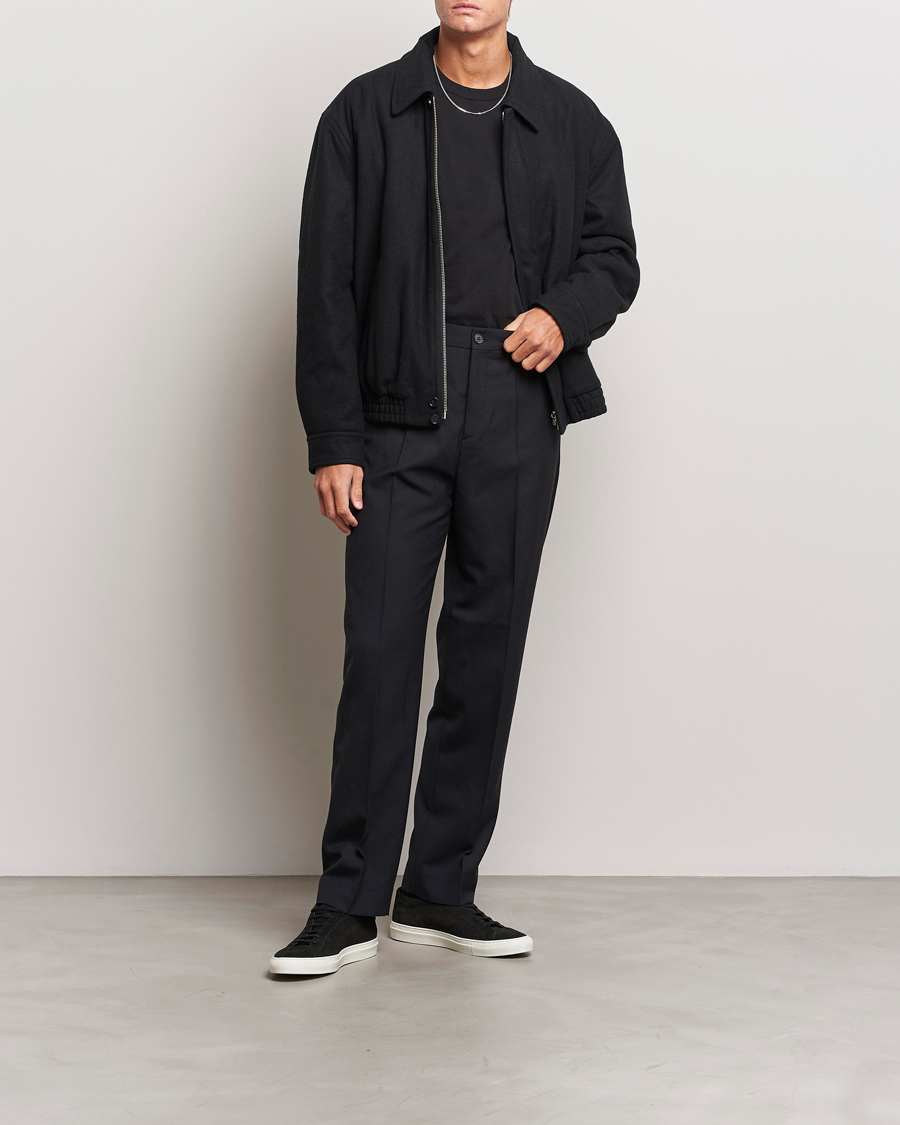 Homme | Manteaux Et Vestes | Filippa K | Wool Bomber Jacket Black