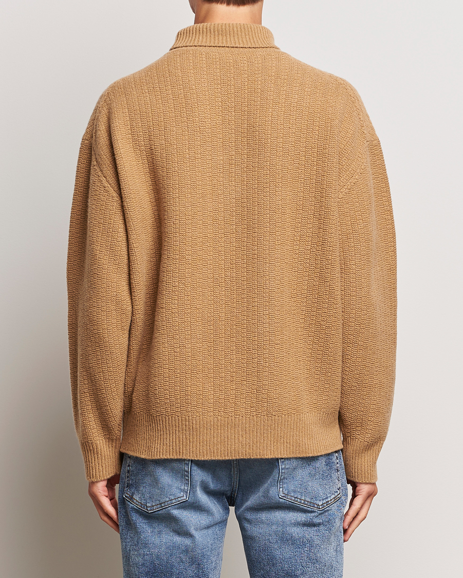 Homme | Pulls Et Tricots | Filippa K | Wool Structured Polo Camel