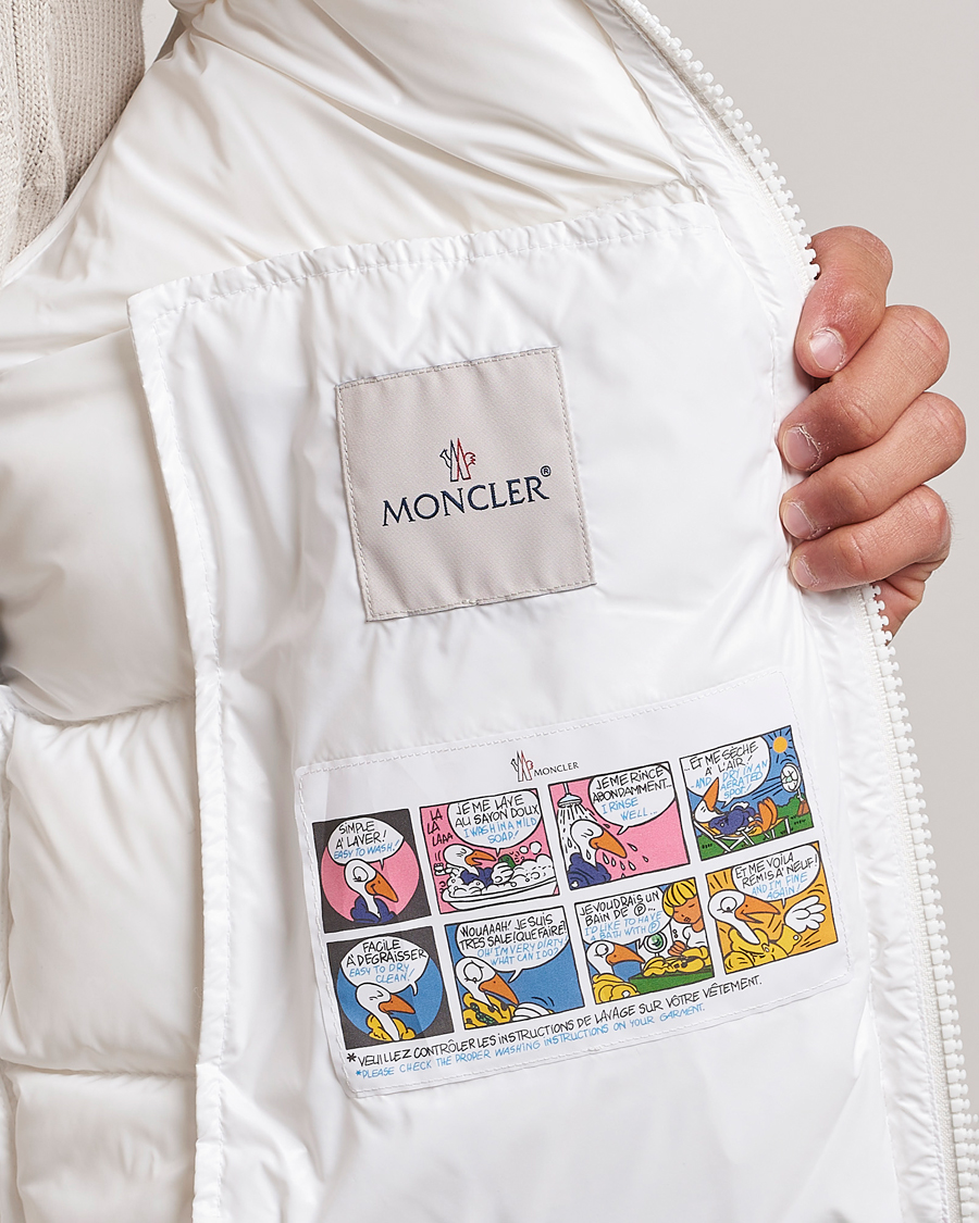 Homme | Manteaux Et Vestes | Moncler | Bormes Vest White