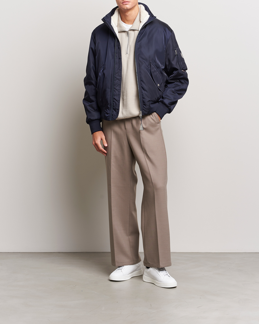 Homme | Manteaux Et Vestes | Moncler | Timur Bomber Jacket Navy