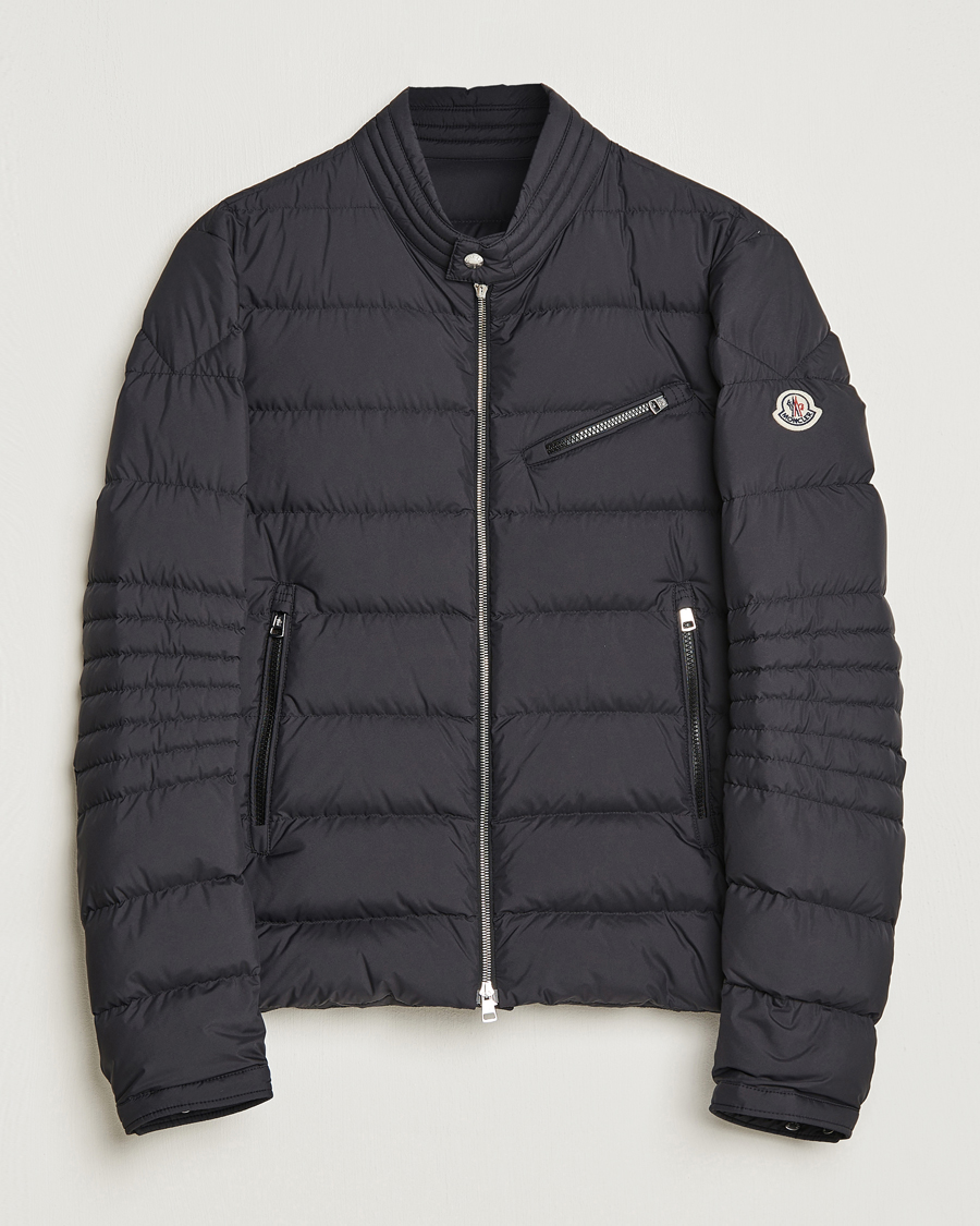 Homme | Manteaux Et Vestes | Moncler | Authie Biker Jacket Black