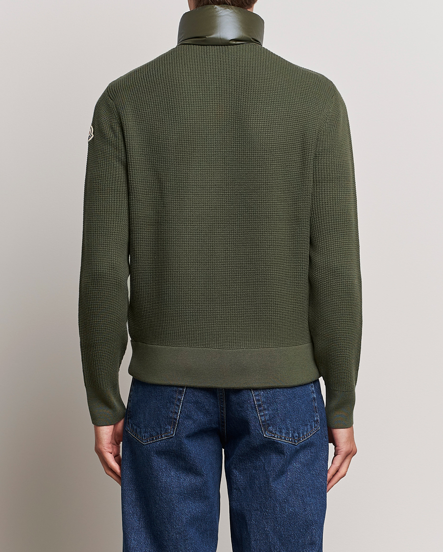 Homme | Pulls Et Tricots | Moncler | Hybrid Zip Cardigan Dark Green