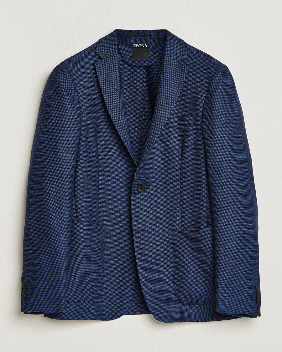 Homme | Blazers | Zegna | Unconstructed Wool Blazer Navy