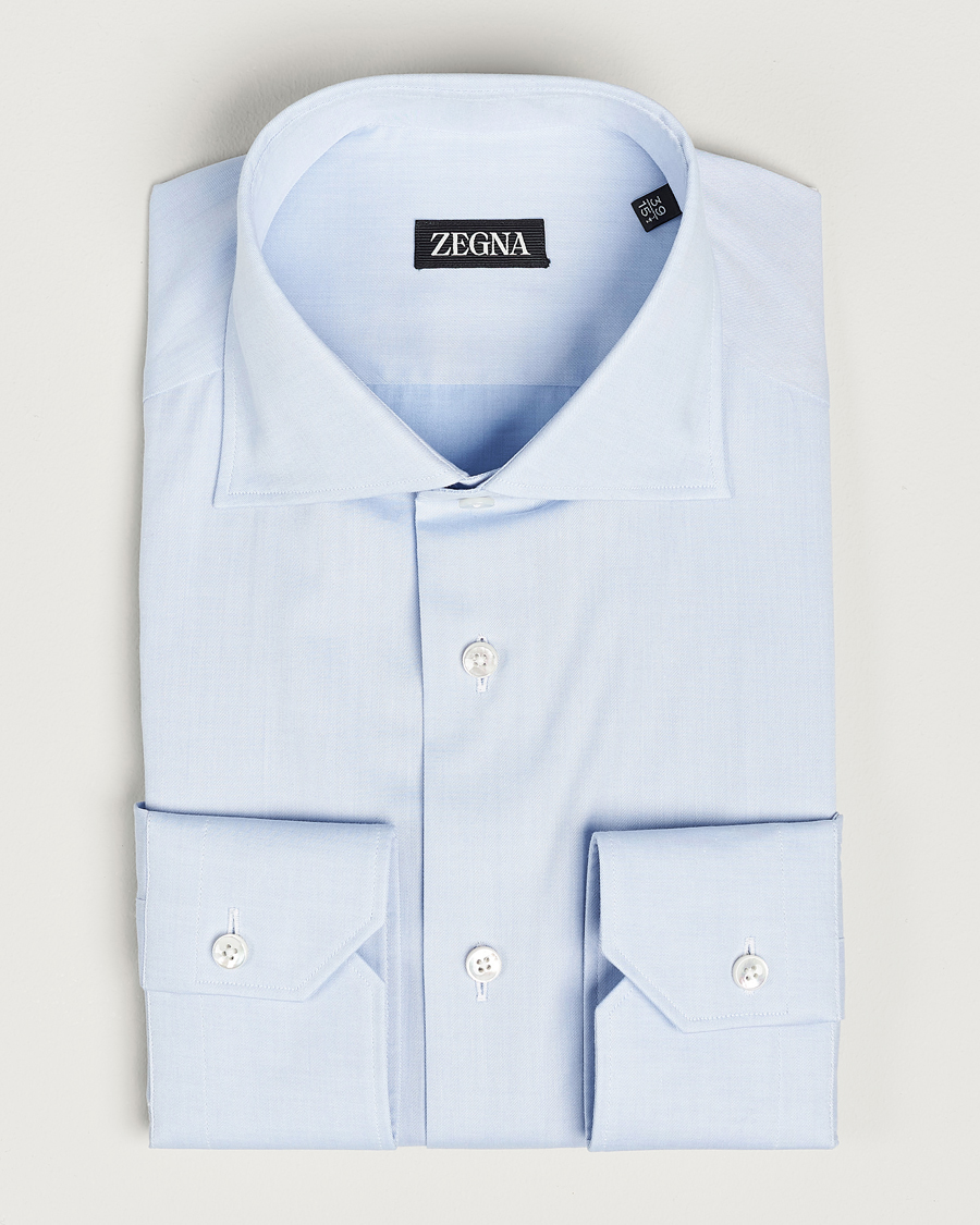 Homme | Chemises | Zegna | Slim Fit Dress Shirt Light Blue