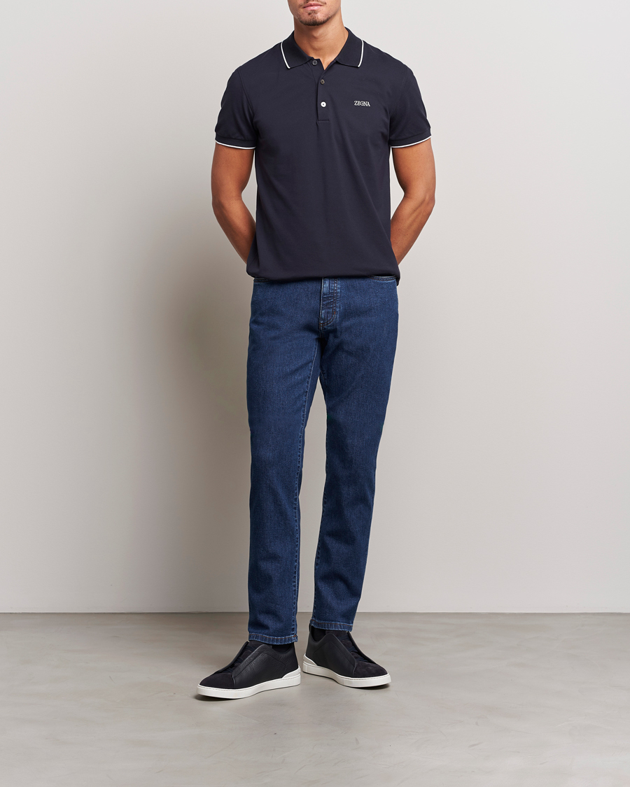 Heren | Jeans | Zegna | 5-Pocket Denim Pants Stone Wash