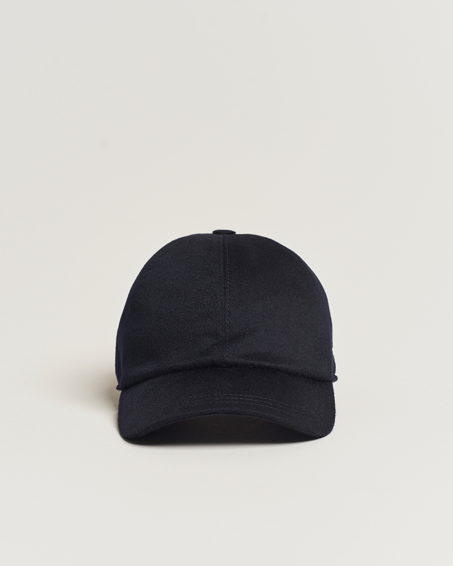 Homme | Zegna Cashmere Baseball Cap Navy | Zegna | Cashmere Baseball Cap Navy