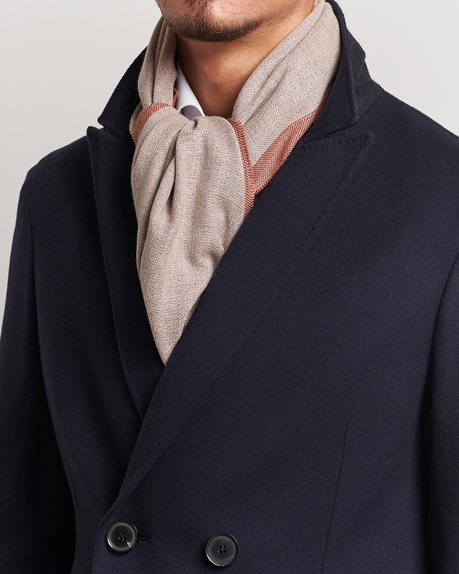 Homme | Zegna Wool/Cashmere Scarf Beige | Zegna | Wool/Cashmere Scarf Beige