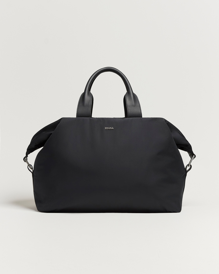 Homme | Zegna Luxury Nylon Holdall Black | Zegna | Luxury Nylon Holdall Black