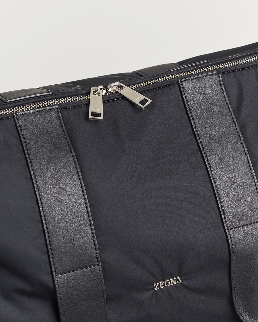 Homme | Zegna Luxury Nylon Holdall Black | Zegna | Luxury Nylon Holdall Black
