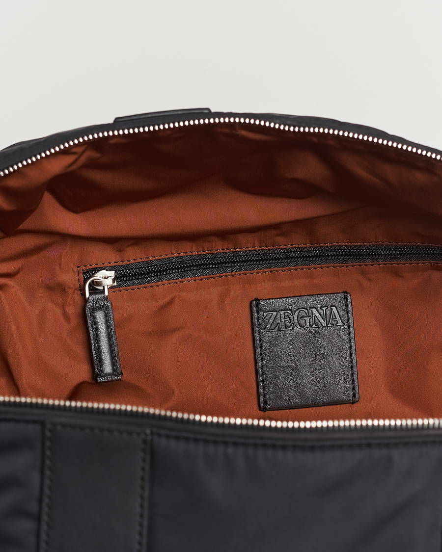 Homme | Zegna Luxury Nylon Holdall Black | Zegna | Luxury Nylon Holdall Black