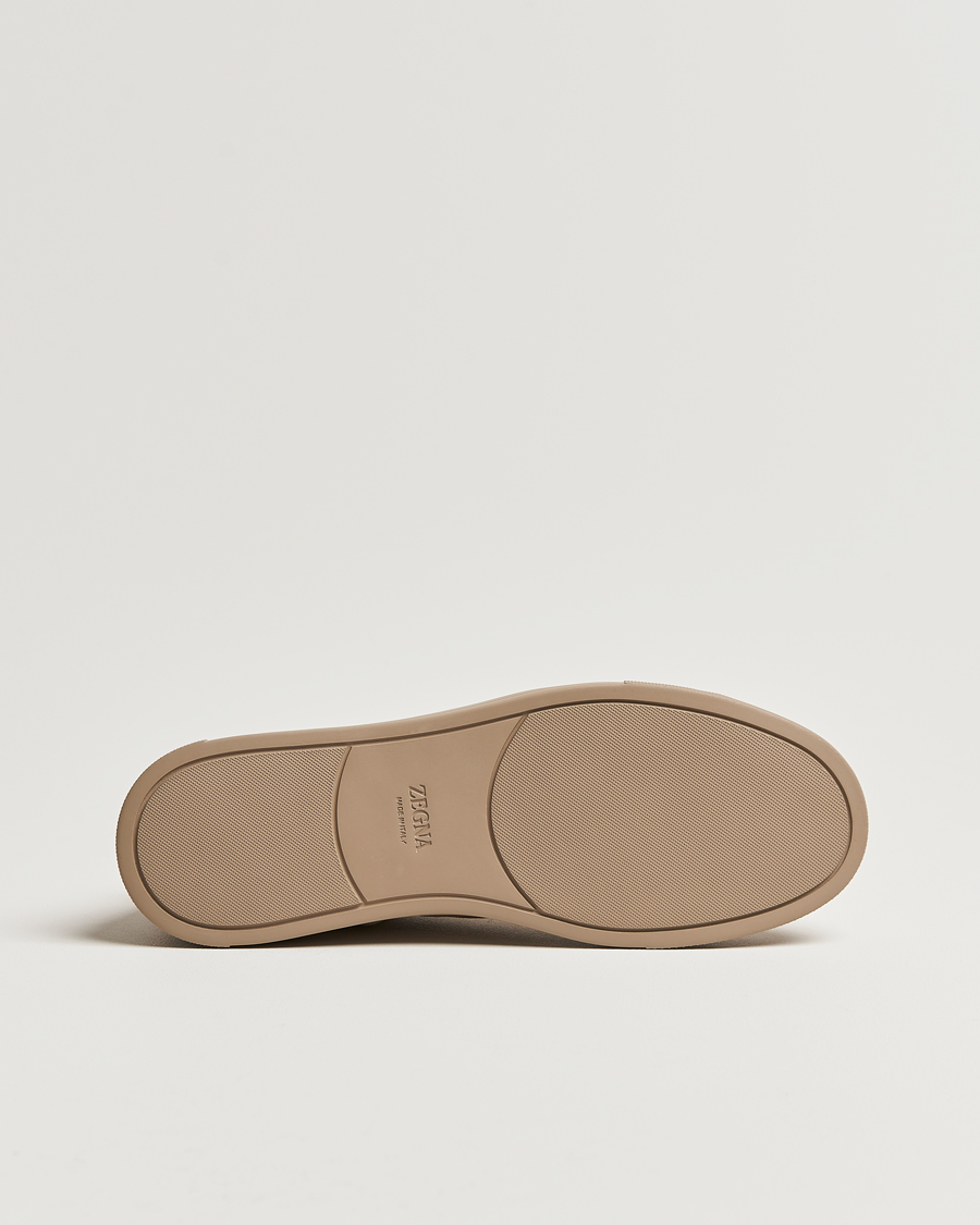 Homme | Zegna Triple Stitch Sneakers Full Beige Suede | Zegna | Triple Stitch Sneakers Full Beige Suede