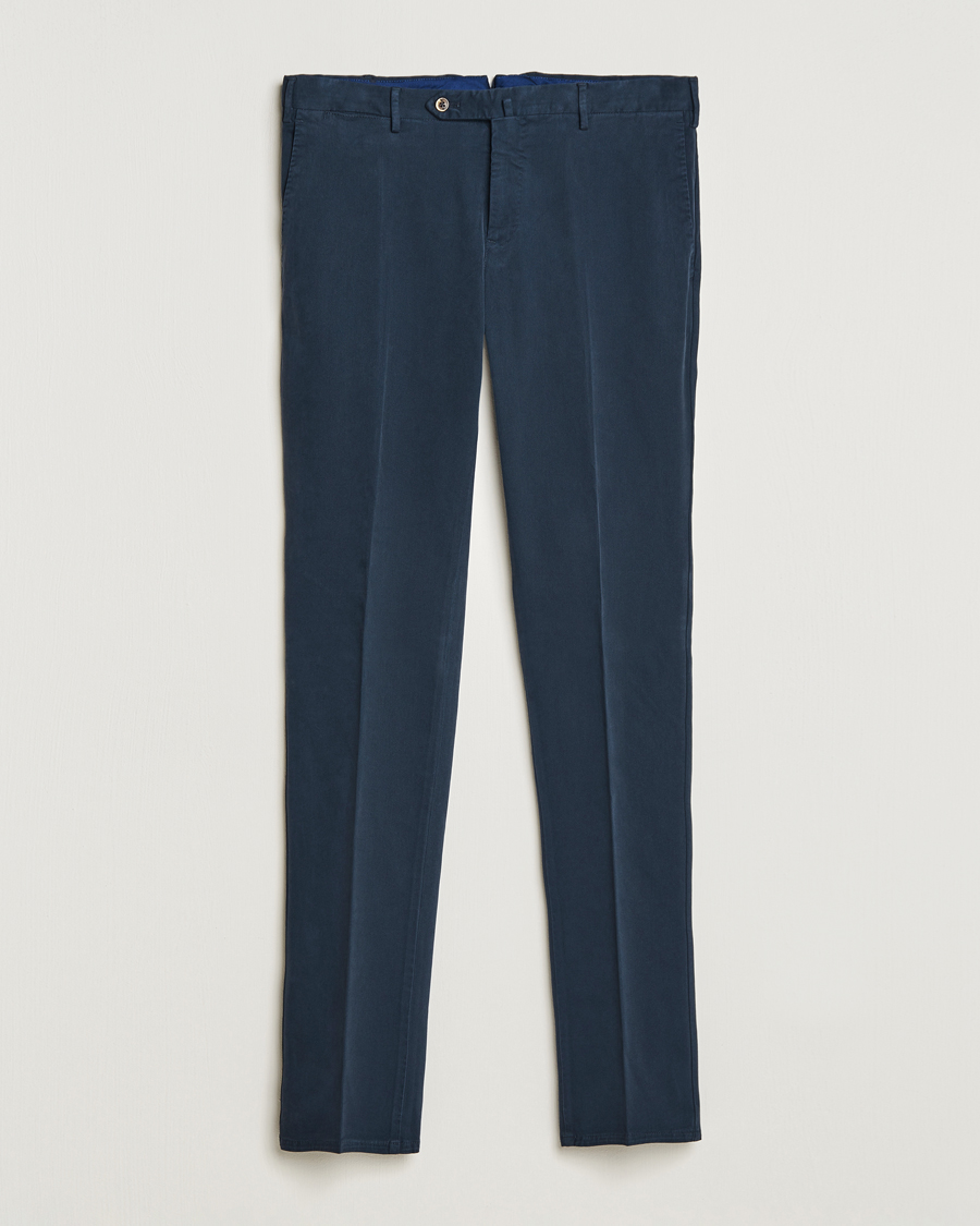 Homme | Pantalons | PT01 | Slim Fit Cotton Stretch Chinos Navy