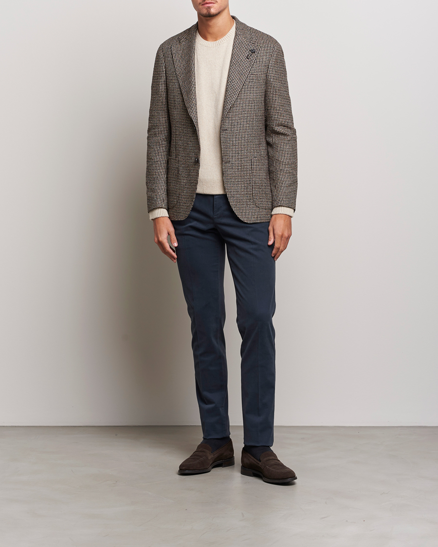 Homme | Pantalons | PT01 | Slim Fit Cotton Stretch Chinos Navy