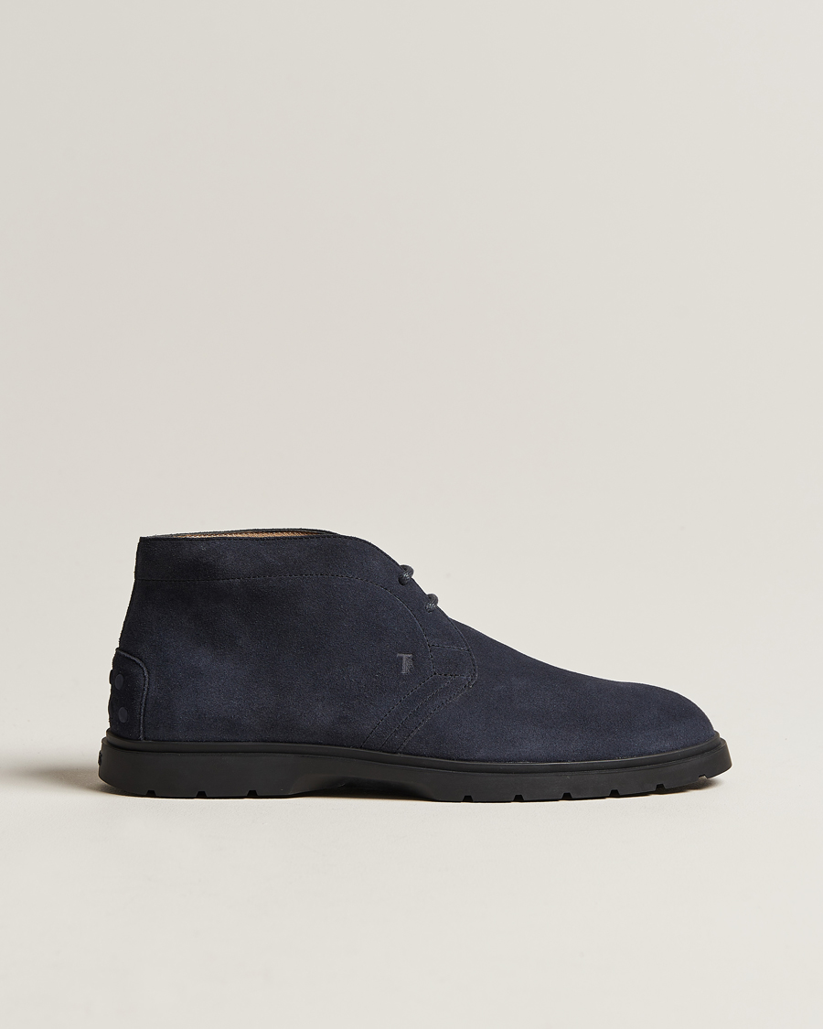 Homme | Tod's Polacchino Chukka Boots Midnight Suede | Tod's | Polacchino Chukka Boots Midnight Suede