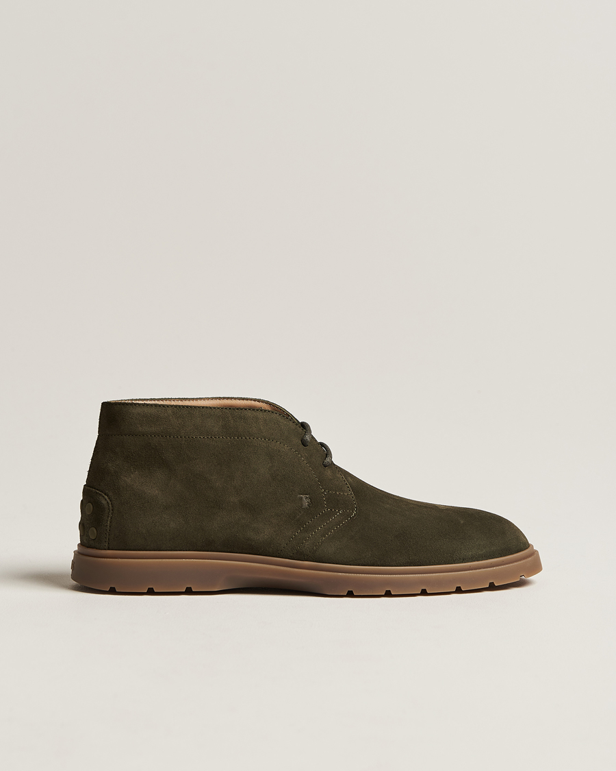 Homme | Tod's Polacchino Chukka Boots Military Suede | Tod's | Polacchino Chukka Boots Military Suede