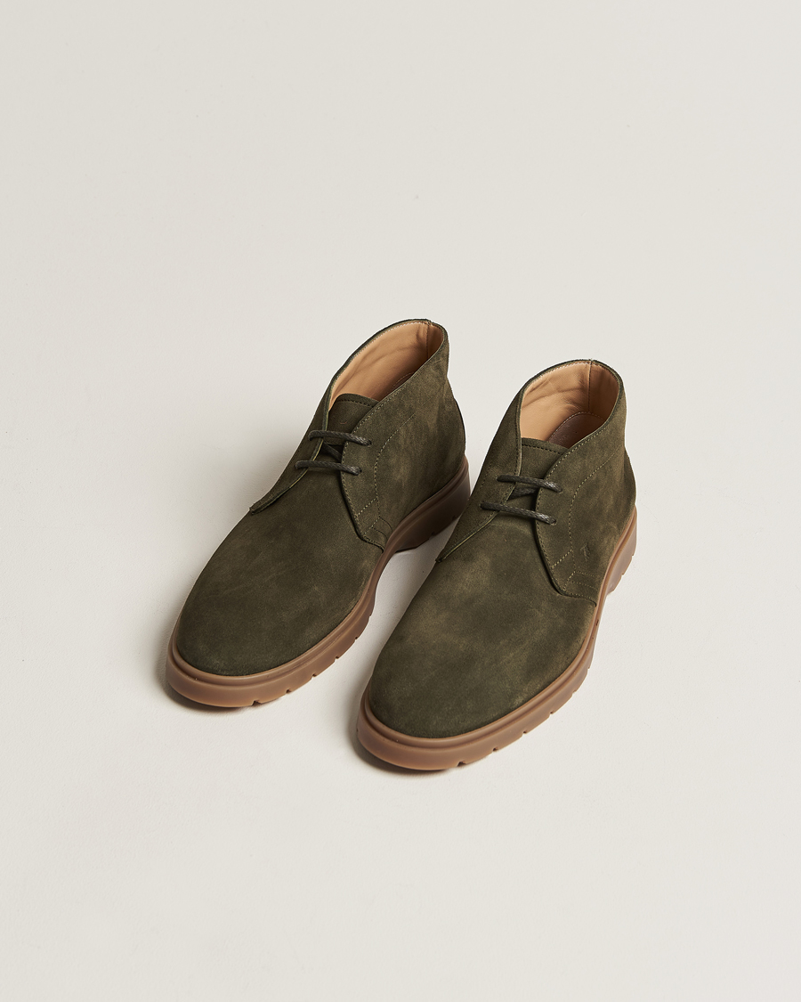Homme | Tod's Polacchino Chukka Boots Military Suede | Tod's | Polacchino Chukka Boots Military Suede