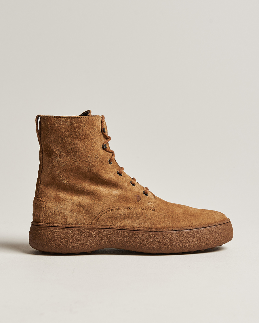 Homme | Tod's Gommino Winter Boots Brown Suede | Tod's | Gommino Winter Boots Brown Suede
