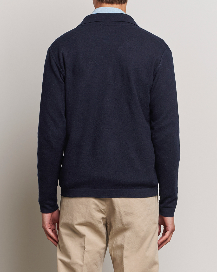 Homme | Pulls Et Tricots | Altea | Wool Chore Jacket Navy