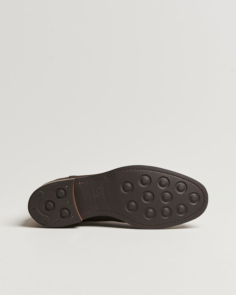 Homme | Bottes | Crockett & Jones | Chelsea 5 Dk Brown Rough-Out Suede