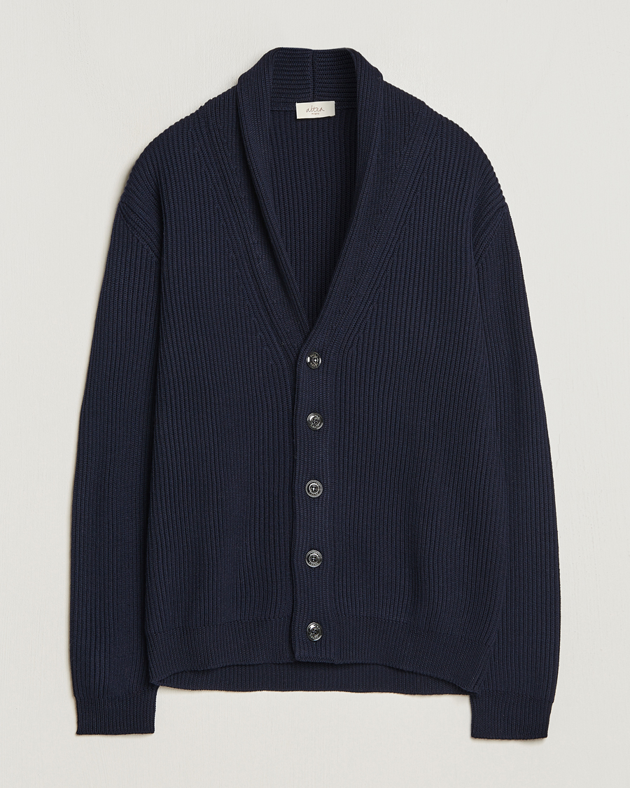 Homme | Pulls Et Tricots | Altea | Shawl Collar Cardigan Navy