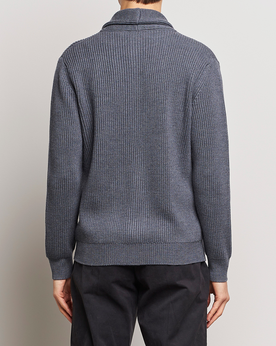 Homme | Pulls Et Tricots | Altea | Shawl Collar Cardigan Charcoal