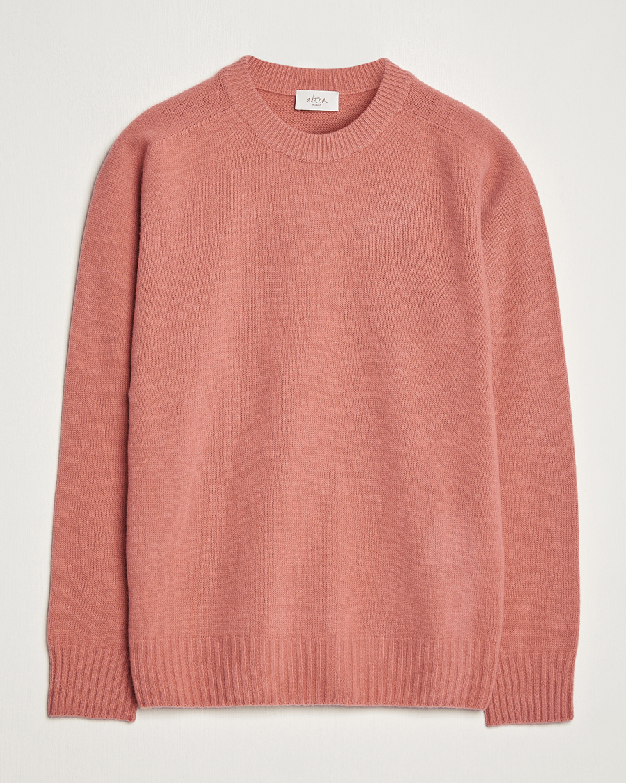 Homme | Pulls Et Tricots | Altea | Wool/Cashmere Crew Neck Pullover Rosa