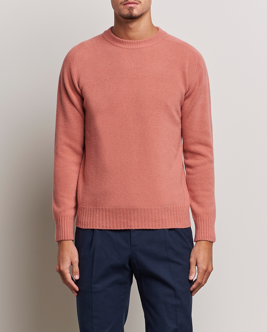 Homme | Pulls Et Tricots | Altea | Wool/Cashmere Crew Neck Pullover Rosa