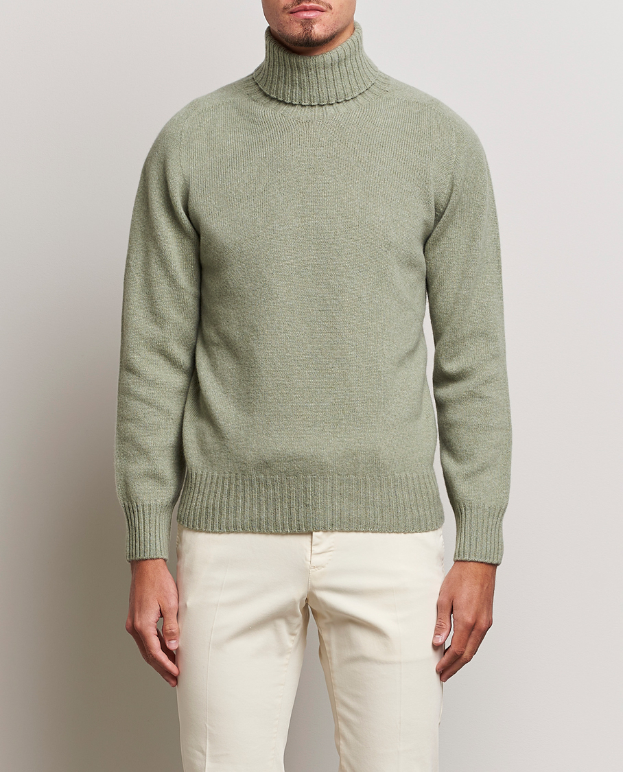 Homme | Pulls Et Tricots | Altea | Wool/Cashmere Crew Neck Rollneck Sage