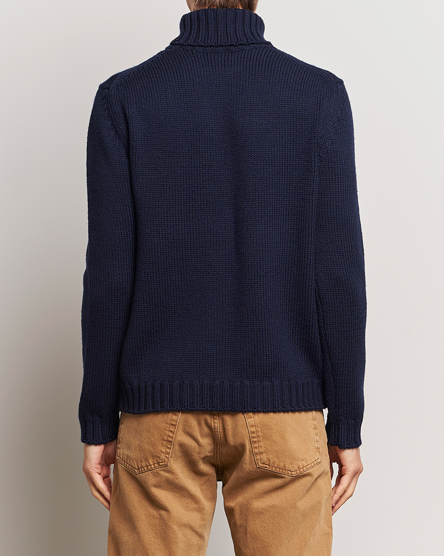 Homme | Pulls Et Tricots | Massimo Alba | Karl Knit Rollneck Navy
