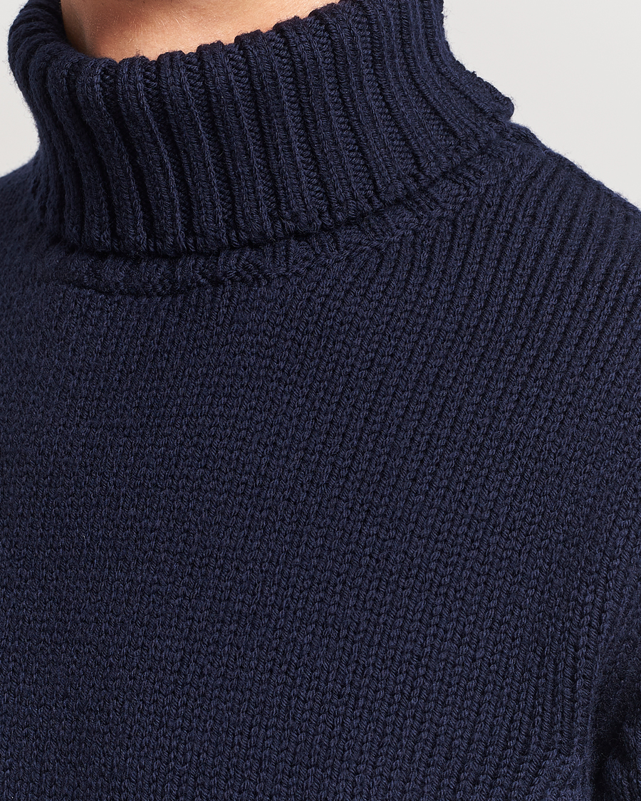 Homme | Pulls Et Tricots | Massimo Alba | Karl Knit Rollneck Navy