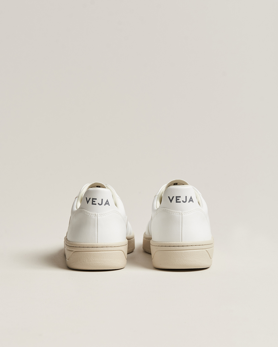 Homme | Veja V-10 Vegan Leather Sneaker Full White 40 | Veja | V-10 Vegan Leather Sneaker Full White 40