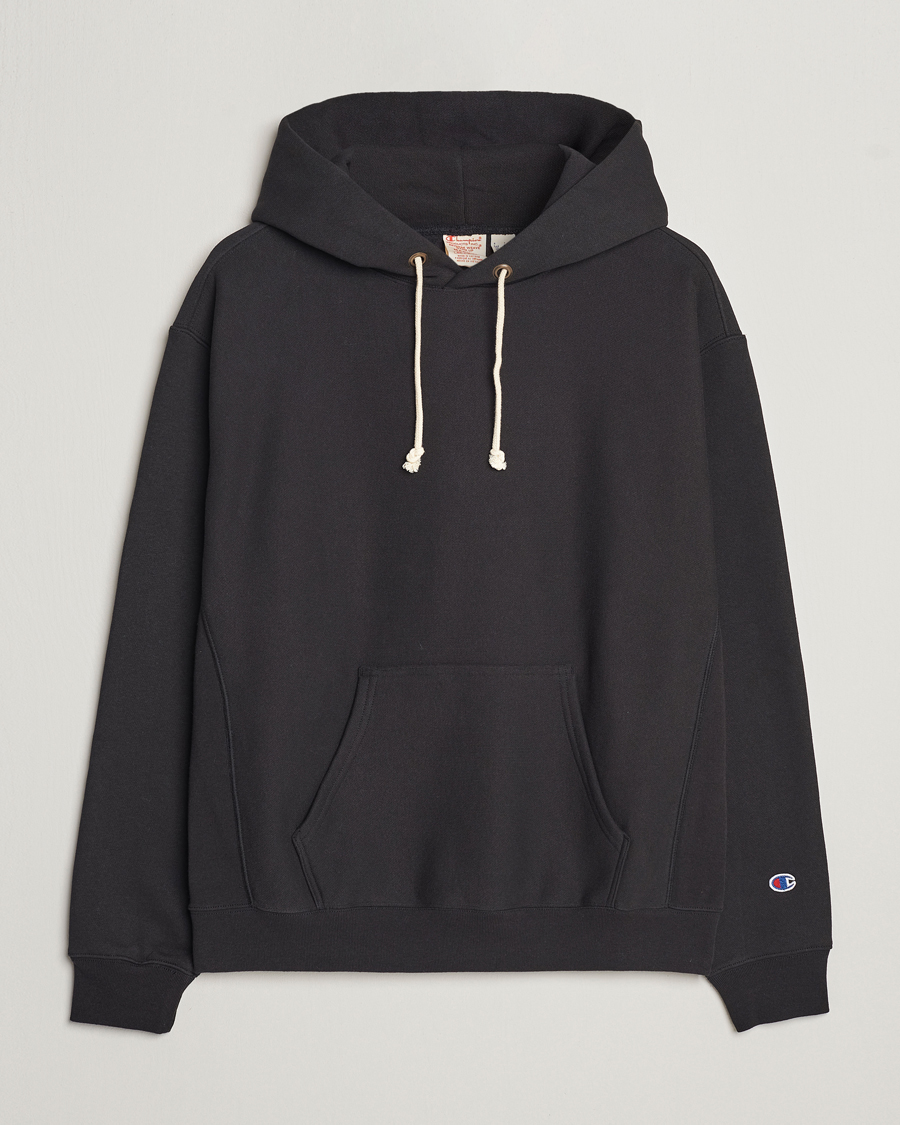 Homme | Pulls Et Tricots | Champion | Reverse Weave Soft Fleece Hoodie Black Beauty