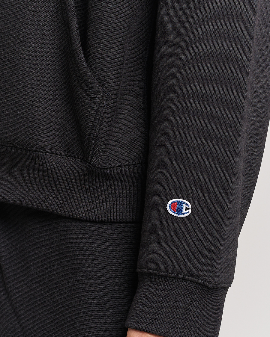 Homme | Pulls Et Tricots | Champion | Reverse Weave Soft Fleece Hoodie Black Beauty
